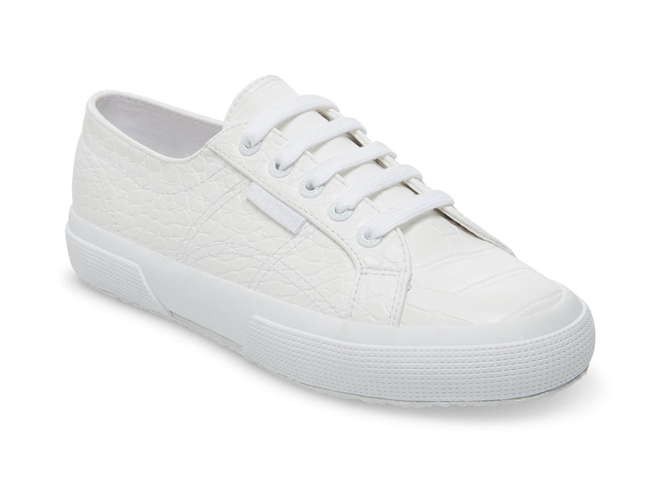 Zapatillas Superga Mujer Blancas - 2750 Syntcrocodile Woven - 015872LNQ
